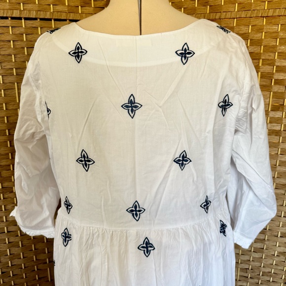 NWOT eShakti Wayward Fancies white tiered maxi dress 2X - Picture 7 of 16